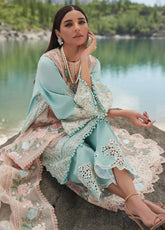 D#6B Crimson Luxury Emb Lawn Collection 623